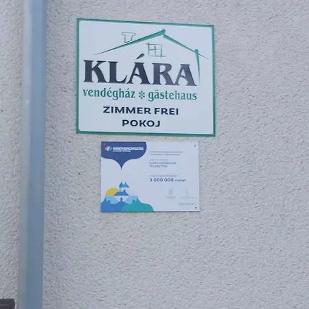 Homestay Klara Vendeghaz